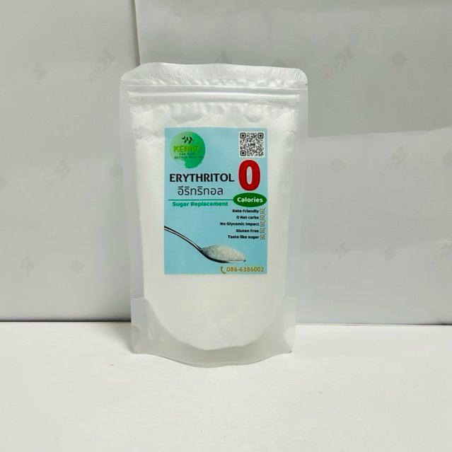 6.6 อีริท อีริทริทอล Erythritol น้ำตาลคีโต น้ำตาลเบาหวาน Keto Sweetener