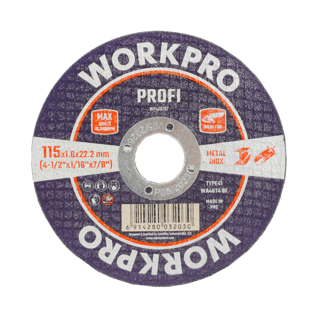 WORKPRO ใบตัดเหล็กและสแตนเลส T42 ขนาด 230 x 3.0 x 22.2 มม. (Pro) รุ่น WP406214