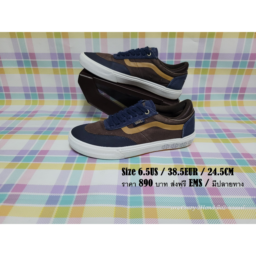 Vans Gilbert Crockett 2 Pro x Independent Dress Blues Size 6.5US / 38.5EUR / 24.5CM รองเท้ามือสอง ขอ