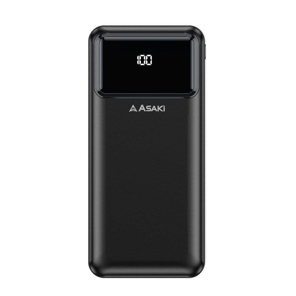Asaki Powerbank 10000 mAh. มี มอก.พาวเวอร์แบงค์ เเบตเตอรี่สำรอง จอ LED รุ่น A-B3560 รับประกัน 1ปี