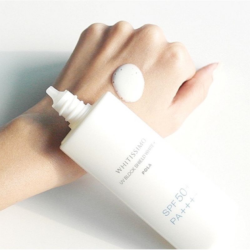 -Lot เดือน6 ปี2024-Pola Whitissimo UV Block 50 ml.น้ำนมกันแดด SPF50+ PA++++