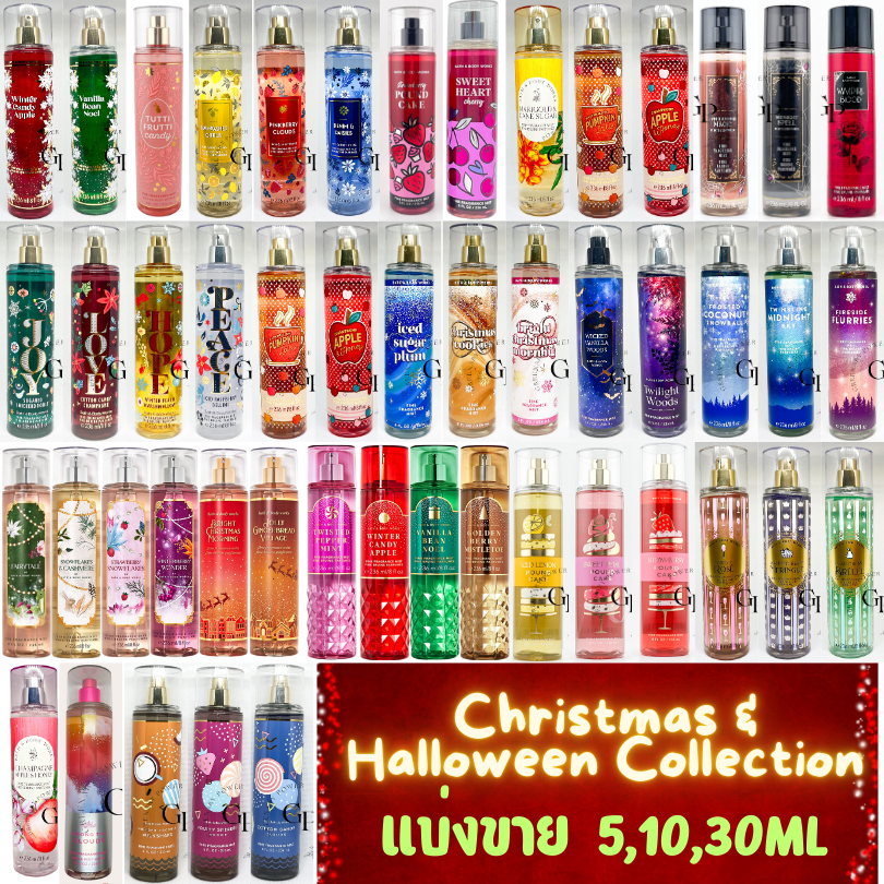 BBW#3-1 Mist แบ่งขาย 5,10,30 ml bath & body works สเปรย์น้ำหอมฉีดตัว