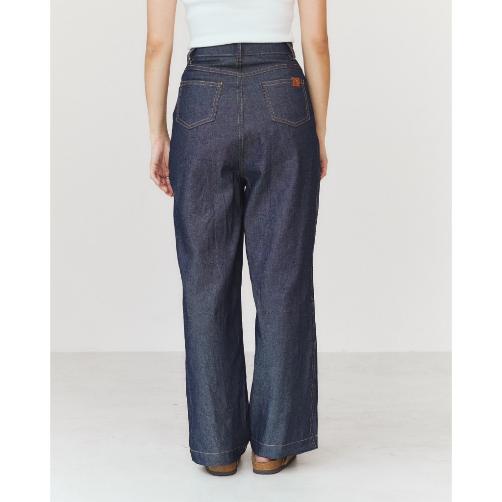 Pudee Billy Denim Pants กางเกงยีนส์ขายาวเอวสูง (รอตัด 7-14 วัน) - รูปที่ 5