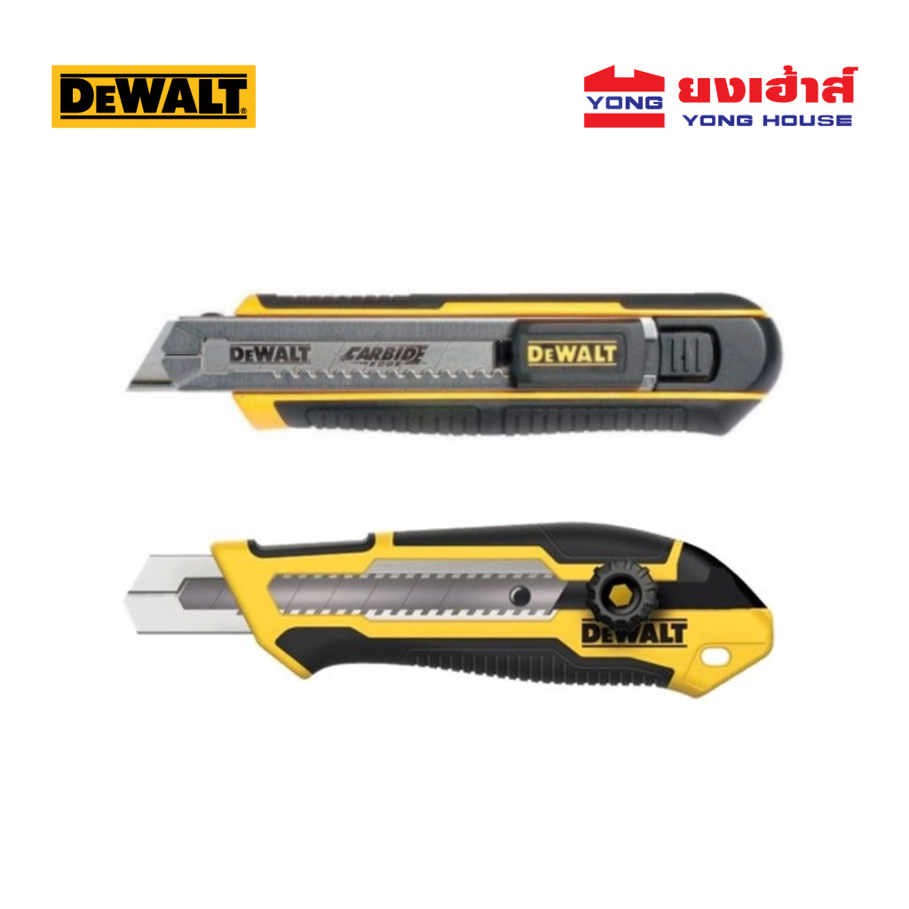 DEWALT มีดคัตเตอร์ 18MM รุ่น DWHT10332 25MM รุ่น DWHT10333 รุ่น DWHT10249 Carbride 18MM