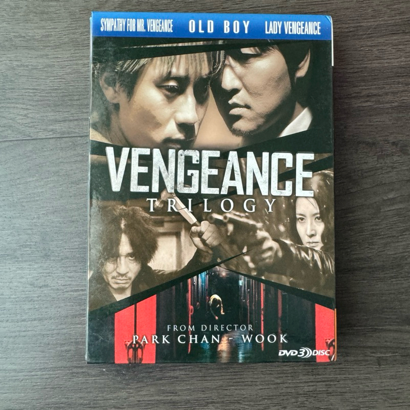 DVD แท้ 3 Disc ไตรภาค ของ  Park Chan-wook Oldboy เคลียร์บัญชีแค้นจิตโหด Sympathy for Mr. Vengeance L