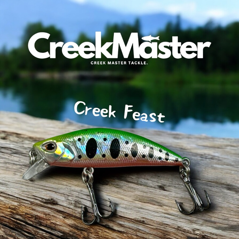 CreekMaster Tackle | Creek Feast Slow Sinking Minnow (5g) เหยื่อปลอมตกปลา
