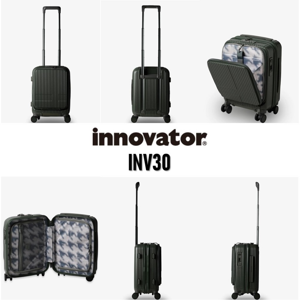 INNOVATOR INV20 / INV30 / INV50 / INV80 / INV90 Front Open Dual-wheel PC Zippered Luggage กระเป๋า ราคา ถูกที่สุด ดีลบีเคเค แกลเลอรีภาพที่ 3