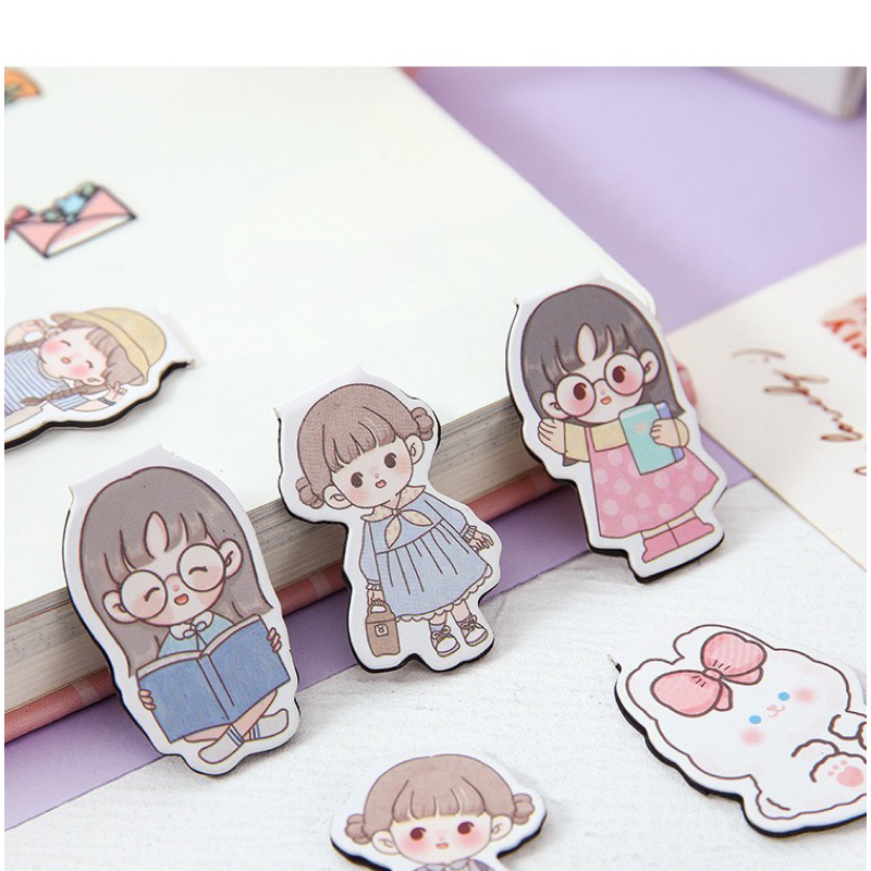 ที่คั่นหนังสือแม่เหล็ก การ์ตูน