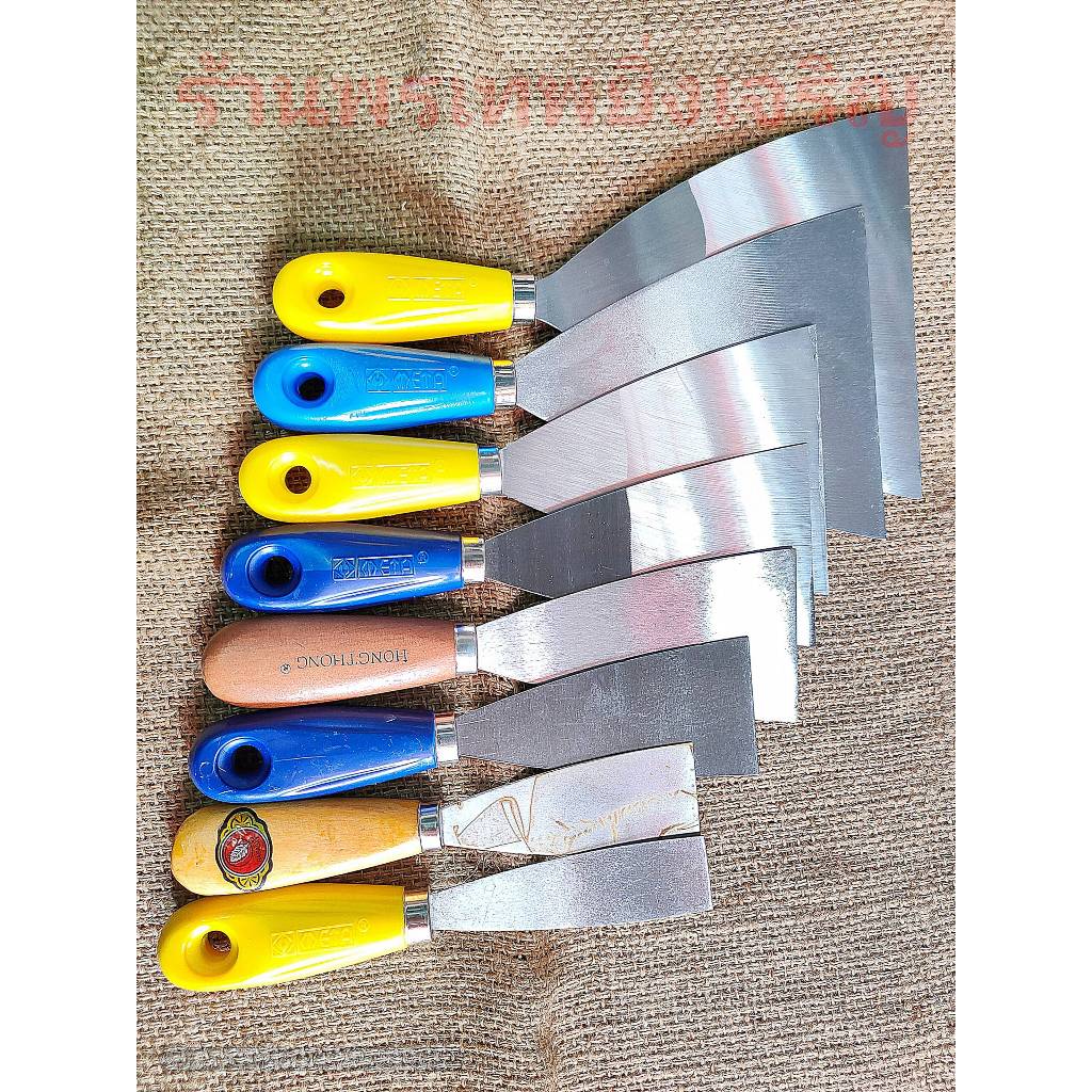 เกรียง เกรียงโป๊ว 1นิ้ว - 6นิ้ว เกียง เกียงขูด