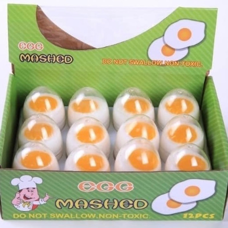 สไลม์ไข่ออนเซ็น ยืดตัวได้ เนื้อเนียน ไม่ติดมือ น้ำลายเอเลี่ยน (ส่งจากไทย )