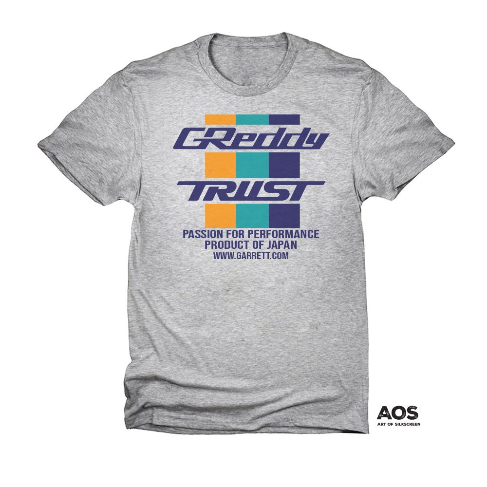 เสื้อยืด GREDDY TRUST RACING เสื้อยืด รถซิ่ง COTTON 100%