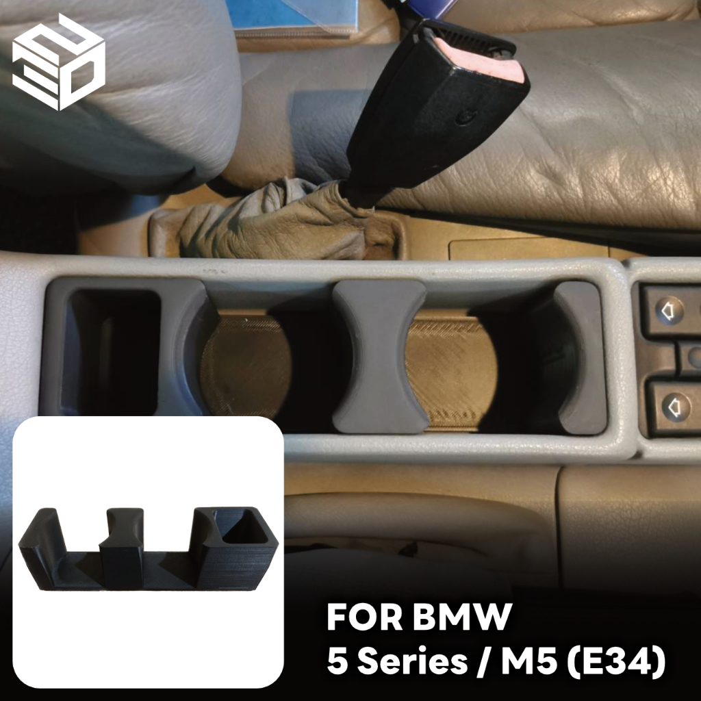 ที่วางแก้วและช่องเก็บของ สำหรับ BMW 5 Series / M5 E34