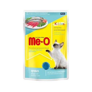 (โค้ดลด40%ในไลฟ์)Me-o เพาซ์ อาหารเปียกแมว มีโอ ขนาด 80g แบบ 12ซอง(โหล)