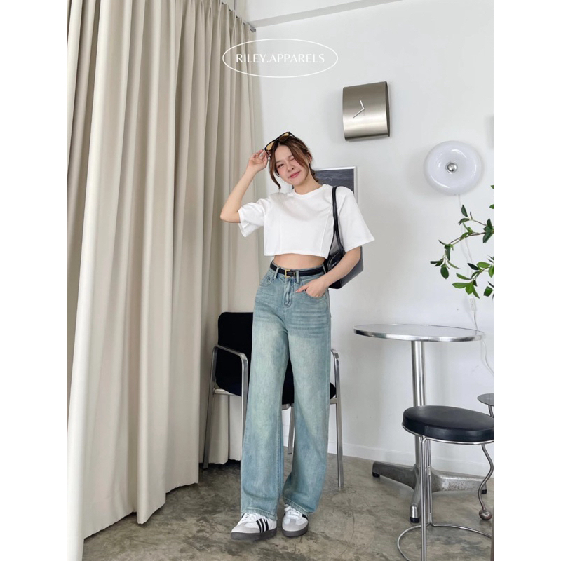 Riley apparels/ Riley apparels ส่งต่อ/ กางเกงยีนส์ Riley Seoul jeans (S)