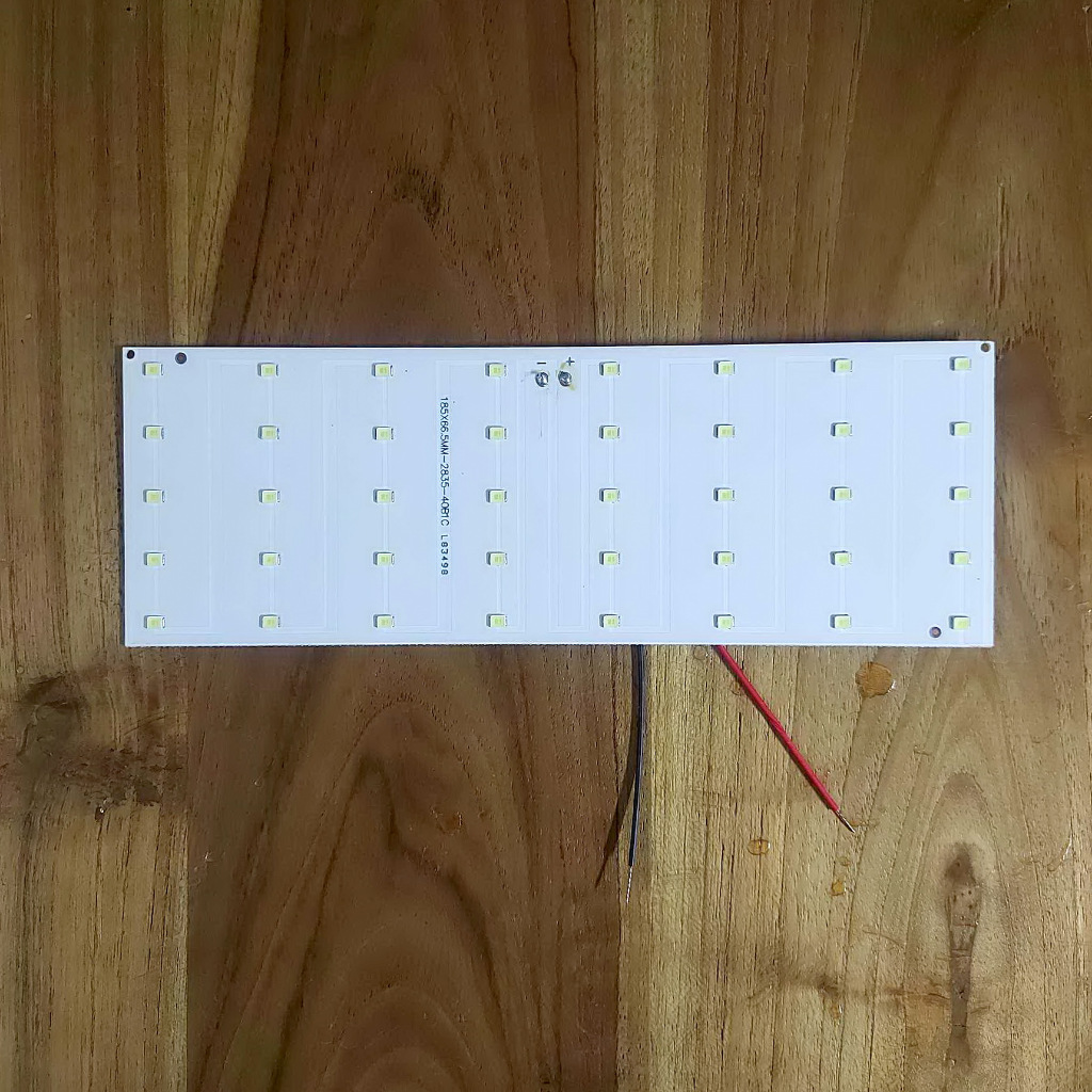 LED DIY 3.2v 3.7v 6000K ขนาด 185mm x 86.5mm Solar call LED cool สีขาว สว่างแต่ไม่ร้อน