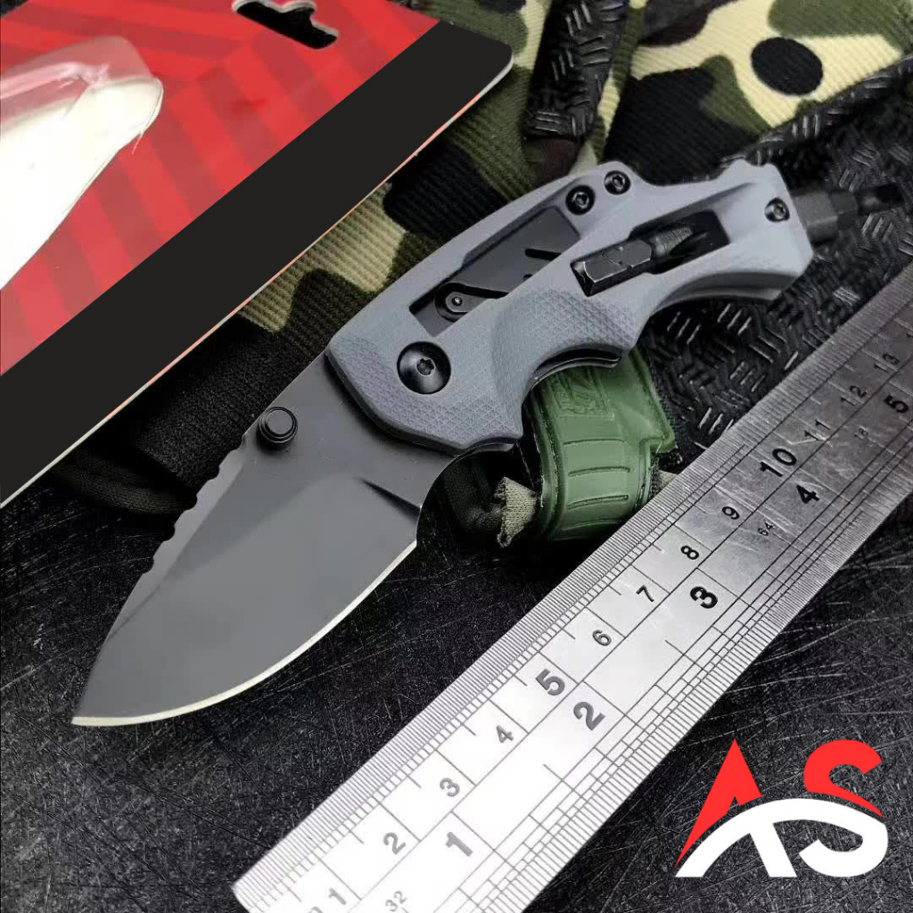 T21 มีดพับ Kershaw มีดพับกลางแจ้งความแข็งสูงMulti-Functional EDCที่เปิดขวดพร้อมสกรู ดอกไขควง Philips สินค้าพร้อมส่ง