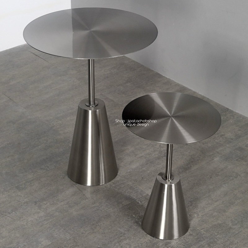 JIPATACHOBSHOP | stainless table 🍩 โต๊ะสแตนเลส โต๊ะคาเฟ่ สแตนเลส304