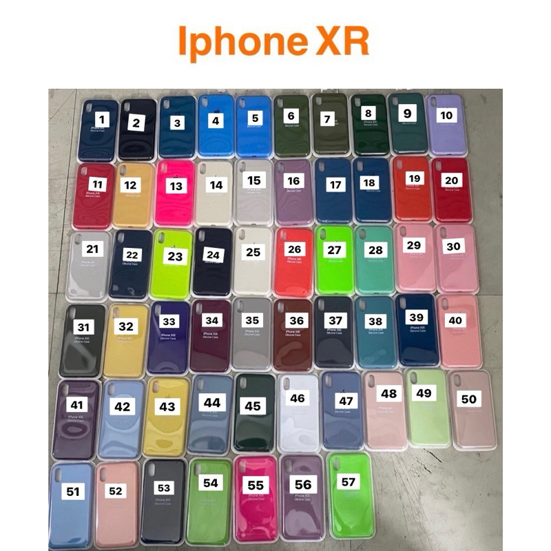 เคสกำมะหยี่สีพื้น มีโลโก้ (สินค้ามีจำนวนจำกัด) IPHONE - XR