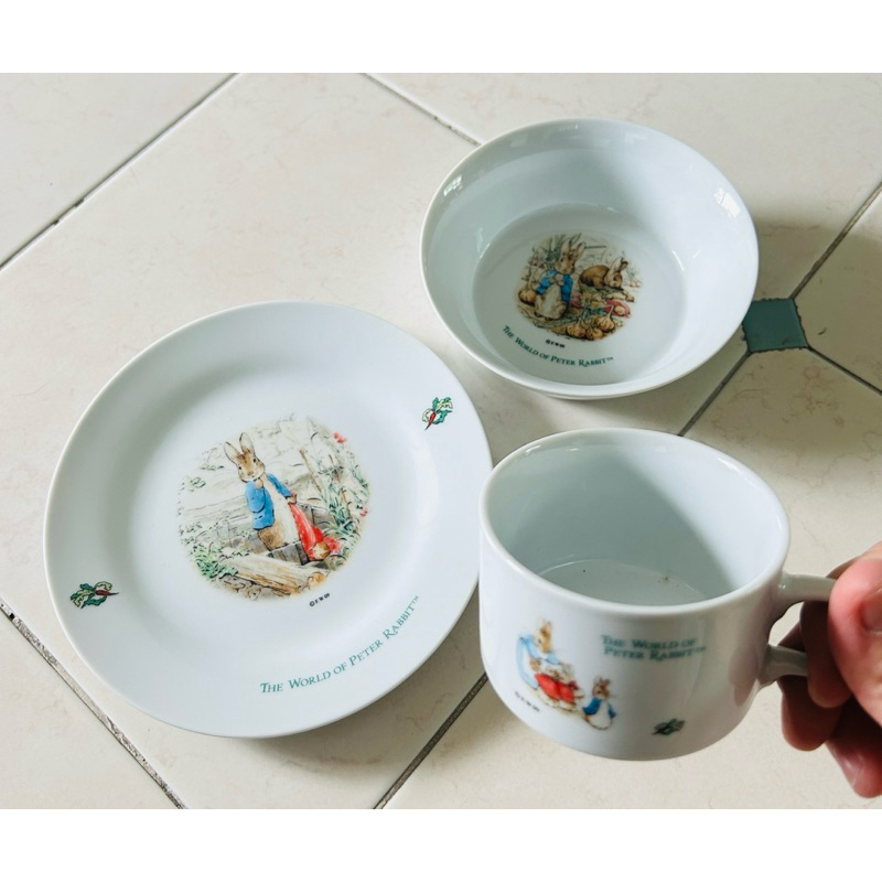 KFC ชุด peter rabbit จาน ชาม แก้วกาแฟ ครบเซ็ต