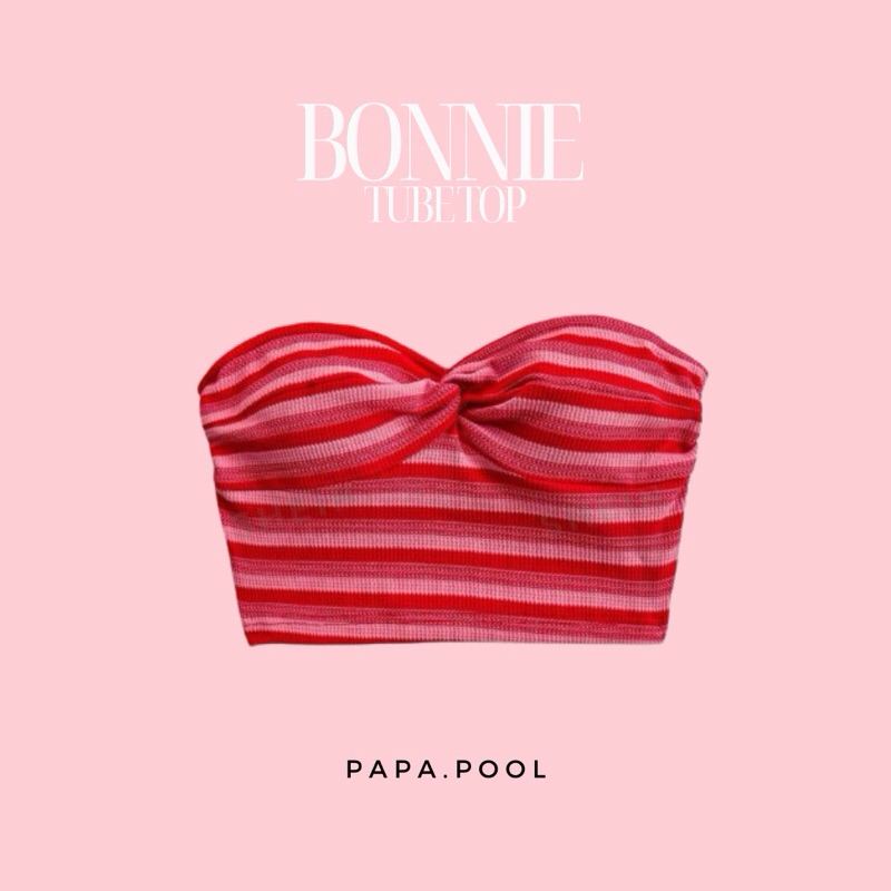 Bonnie tube top เกาะอกทวิส เกาะอกลายทาง