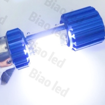 หลอดไฟหน้า LED แบบแท่ง มอเตอร์ไซค์ ขั้วกลม2จุด (สว่างเพิ่ม 100%) H6-8 40W 12v 1หลอด - รูปที่ 3