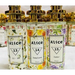 น้ำหอม Alice Perfume 30ml ความหอมหลากสไตล์ที่เป็นคุณ หอมติดทนนาน 8-12 ชั่วโมง มาดามฟิน jardo กลิ่น เคาเตอร์แบนด์