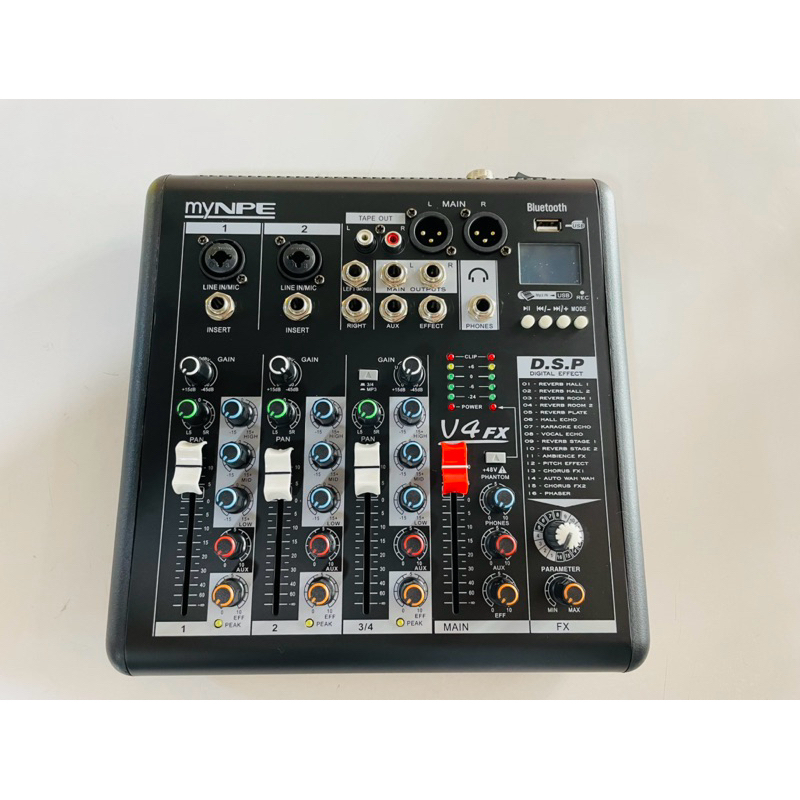 myNPE V-4FX Mixer DSP อนาล็อกมิกเซอร์