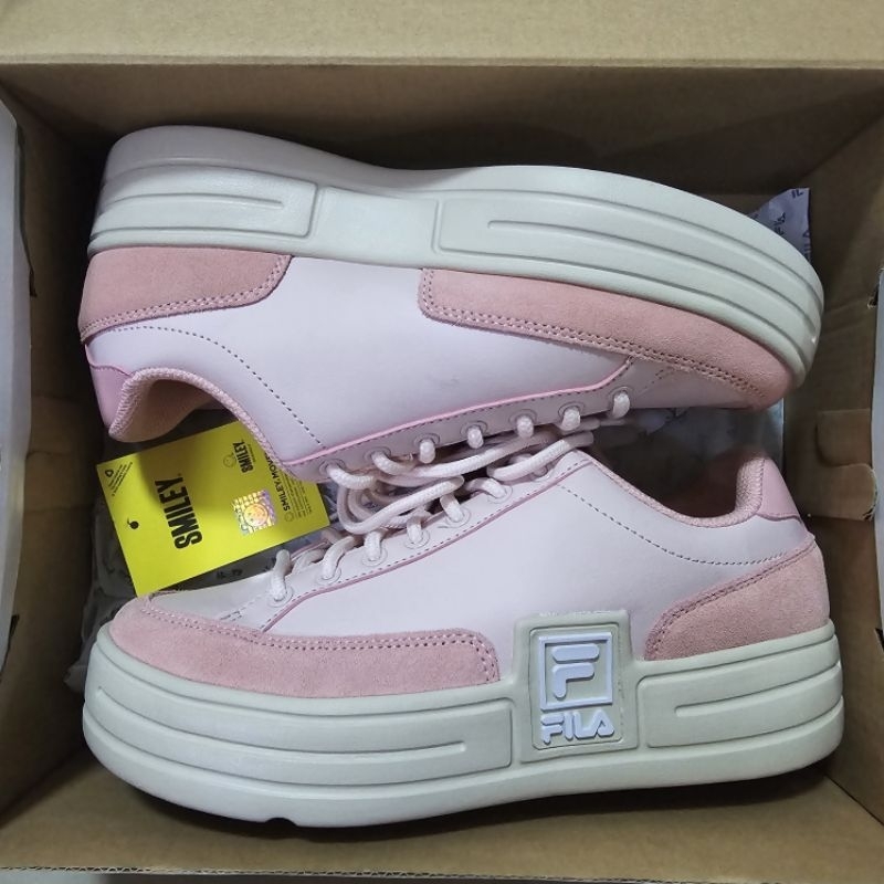 *แท้*ตัวโชว์*ลด50%* รองเท้า Fila Funky Tennis 1998 X Smiley Pink Size: US6.5 - 25cm รหัส 1TM02006F-6