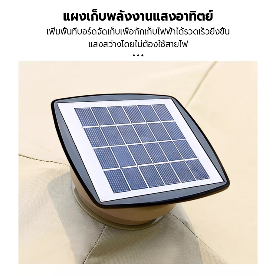 ร่มกันแดดสนามใหญ่ ร่มสนาม ร่มสนาม ป้องกันรังสียูวีได้ถึง 99%กลางแจ้ง รวมฐานร่ม ตลาดนัด ขายของ สระว่ายน้ำ แม่ค้า ร้านกาแฟ - รูปที่ 6