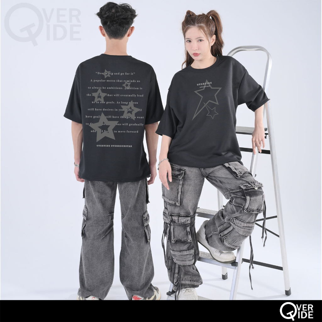 FhunDesign เสื้อยืดโอเวอร์ไซส์ คอลเลกชั่น OVER STAR รูปที่ 5