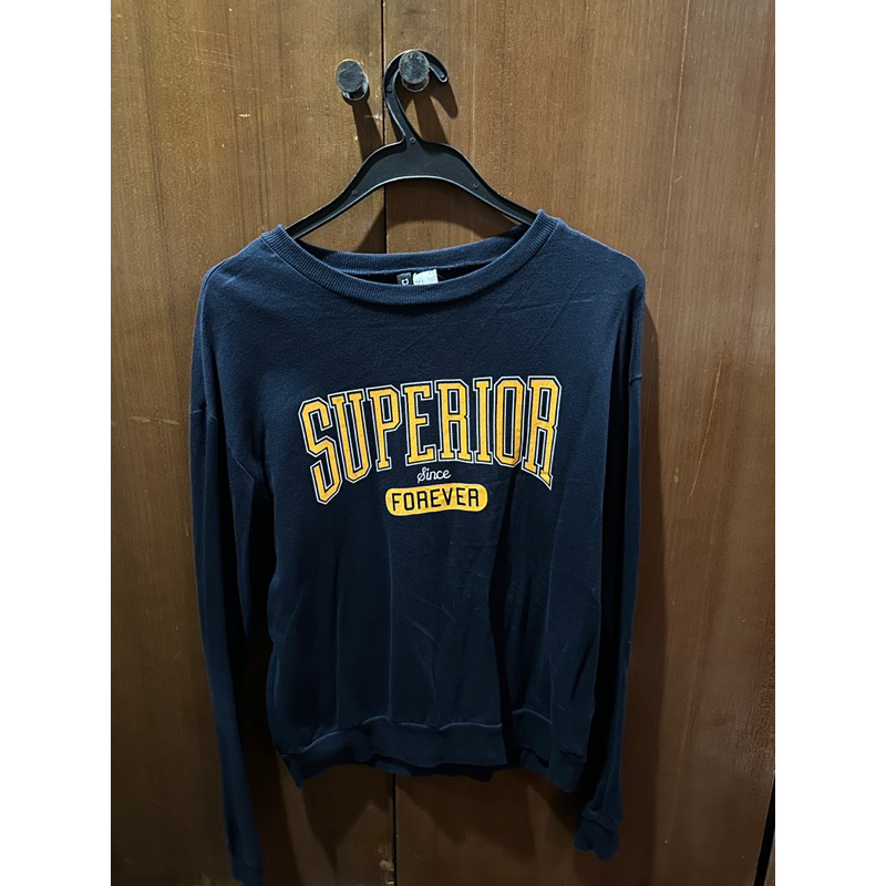 เสื้อ sweater h&m สีกรม