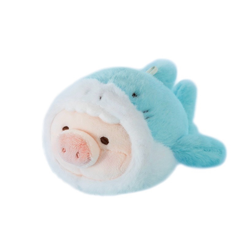 พวงกุญแจ#Lulu The Piggy Lulu Shark Plush Keychain/Baby Seal Lulu Plush Keychain Action Figure Toy