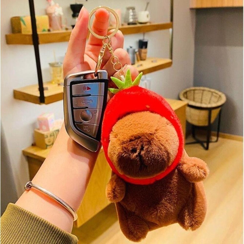 ตุ๊กตาการ์อนิเมะ Capybara Kawaii พวงกุญแจ น่ารัก ของขวัญเหมาะกับเด็ก ราคา ถูกที่สุด ดีลบีเคเค แกลเลอรีภาพที่ 7
