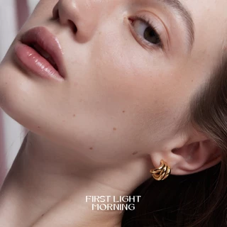 First Light Morning : Alina Earrings - Stainless Steel ต่างหู Mimimal