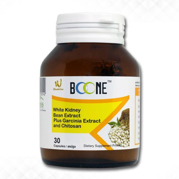 Boone white kidney bean extract plus garcinia extract and chitosan 30 cap (บูน สารสกัดจากถั่วขาว)