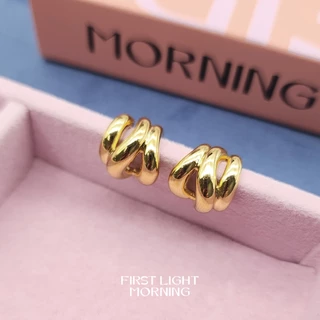 First Light Morning : Alina Earrings - Stainless Steel ต่างหู Mimimal