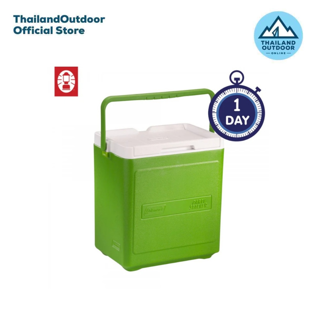 Coleman US ถังน้ำแข็ง แค้มปิ้ง รุ่น  20 Can Party Stacker Cooler