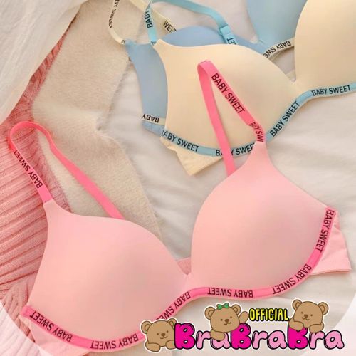 [ส่งจากไทย]   #bra-269 เสื้อชั้นในผู้หญิง ไร้โครง ไร้รอยต่อ BABY SWEET