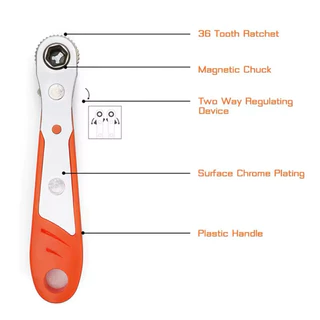 Hexagon Ratchet Spanner 1/4inch Mini Quick Release Socket เครื่องมือ มือจับในครัวเรือนซ่อมประแจไขควงสําหรับรถยนต์
