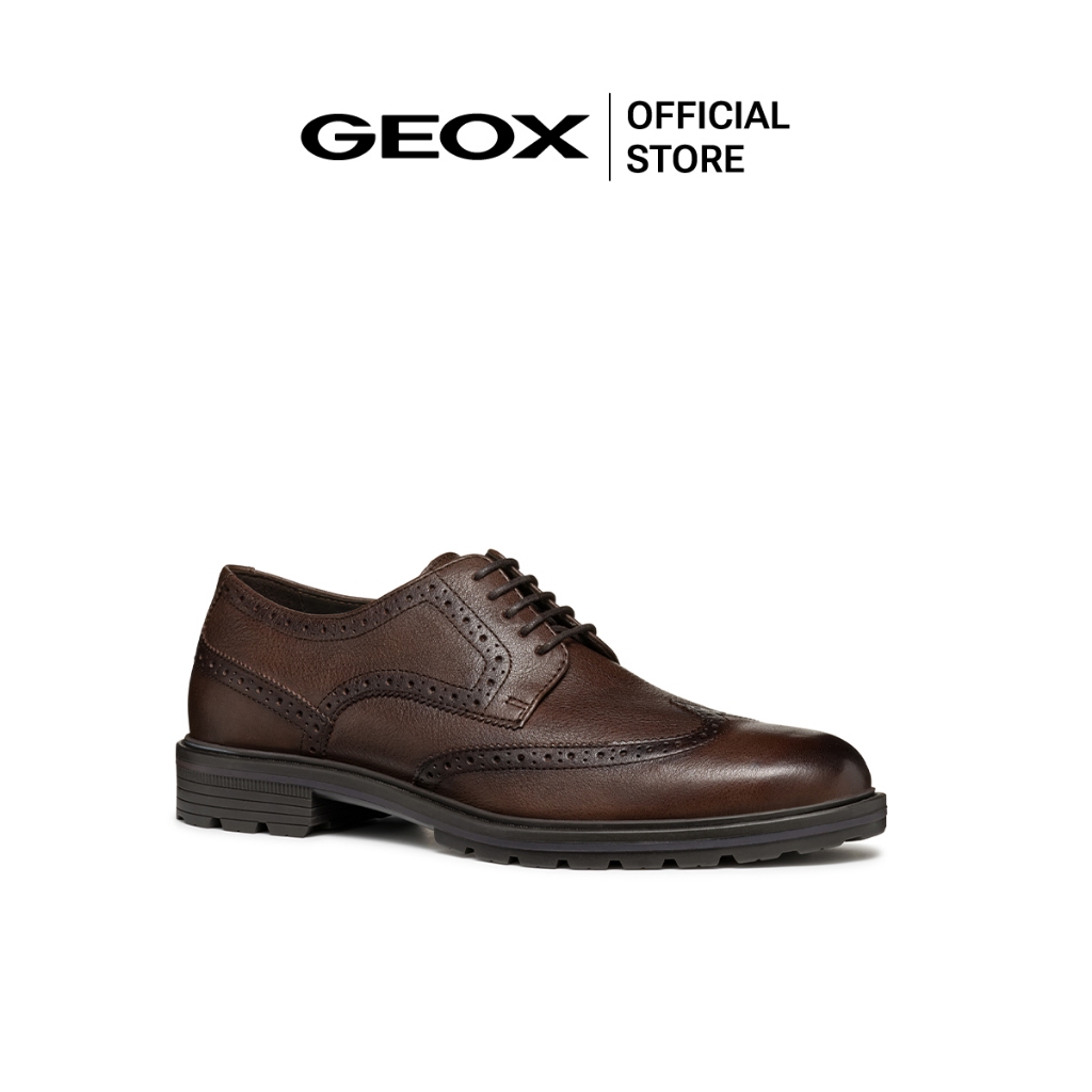 GEOX รองเท้าหนังผู้ชาย รุ่น U WALK PLEASURE C - COFFEE FW24 (U46HAAC6009M_F4BRXX)