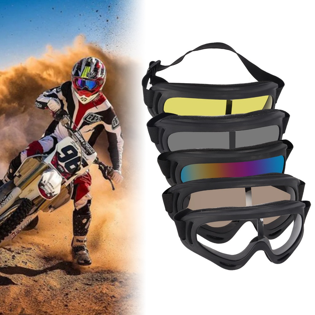 แว่นตามอเตอร์ไซค์ แว่นขี่มอไซค์ แว่นกันแดด Windproof X400 Goggles กันลม กันฝุ่น สำหรับขี่กลางแจ้ง