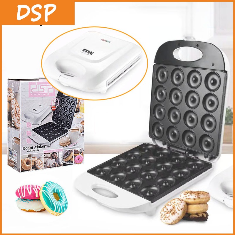 💥พร้อมส่ง💥DSP 1400W 16หลุม เครื่องทําโดนัทจิ๋ว เครื่องทําโดนัท เตาโดนัท รับประกัน 1ปี