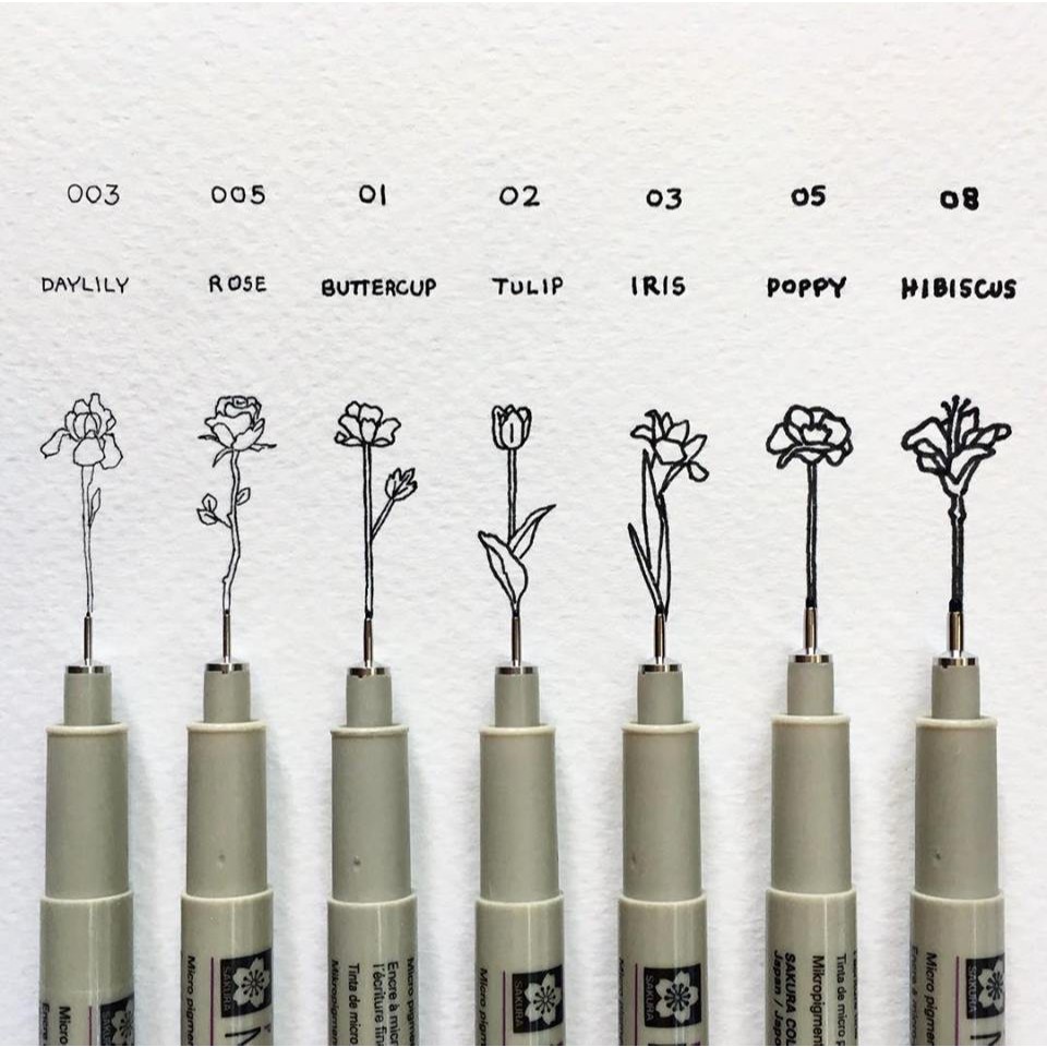 ปากกาตัดเส้น SAKURA PICMA MICRON