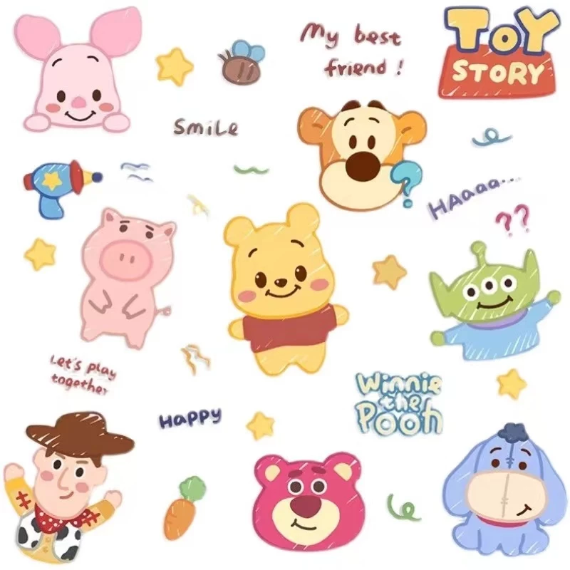 ⭐สติ๊กเกอร์กันน้ำ⭐Winnie การ์ตูน กันน้ำ สติ๊กเกอร์ สําหรับตกแต่งกระเป๋าเดินทาง iPad ตู้เย็น ถ้วยน้ำ แล็ปท็อป กีตาร์ DIY