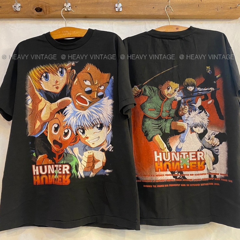 HUNTER X HUNTER ป้าย Bootleg แท้  เสื้อการ์ตูน เสื้อวินเทจ heavy vintage shirt