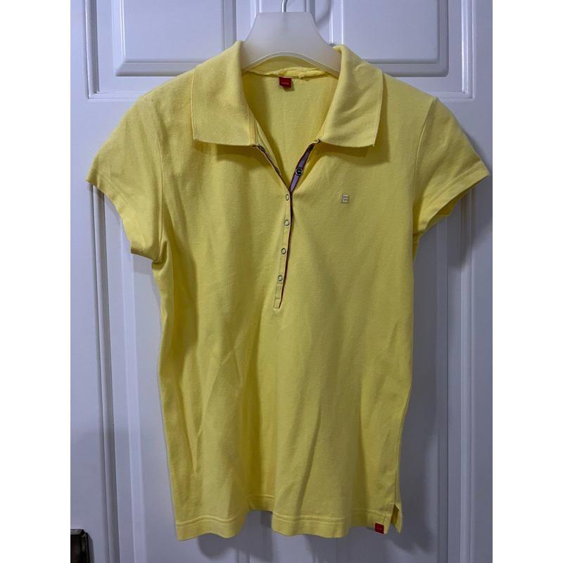 Esprit polo เสื้อสีเหลือง
