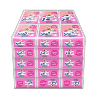 Zilk ซิลค์/ Scott สก๊อตต์ กระดาษทิชชู ป็อบอัพ กระดาษเช็ดปาก 50แผ่น/แพค