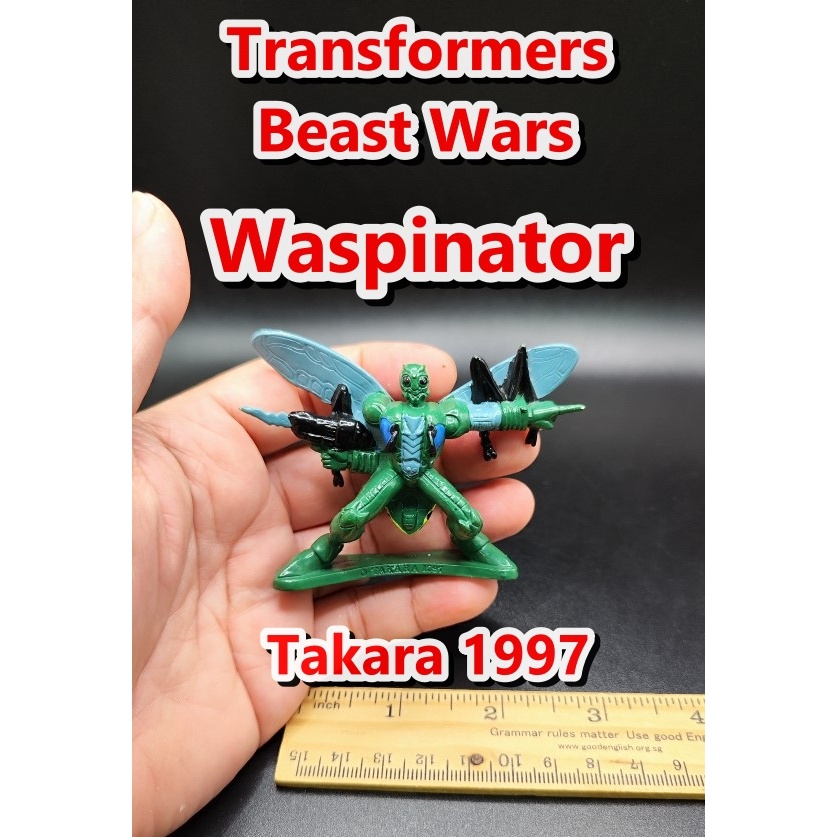 Transformers Beast Wars Mini Figure "Waspinator" ฟิกเกอร์ งานตุ่นเก่า Tommy Takara 1997  PVC Doll