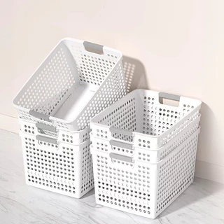 NeatBox ตะกร้าเก็บของ ตะกร้าเก็บของมินิมอล หลายขนาด ความจุขนาดใหญ่ กล่องเก็บของอเนกประสงค์ ตะกร้าเก็บห้องครัว