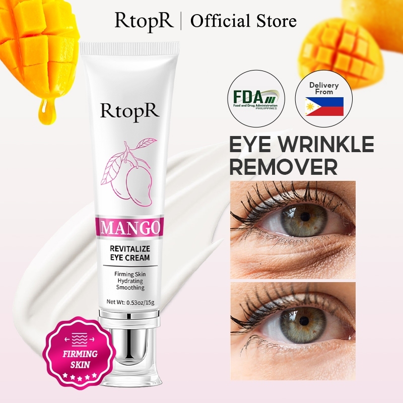 RtopR แมงโก้อายครีมลดเลือนริ้วรอยลดเลือนริ้วรอย ลดถุงใต้ตา ครีมบำรุงรอบดวงตาสามารถลดถุงใต้ตาได้